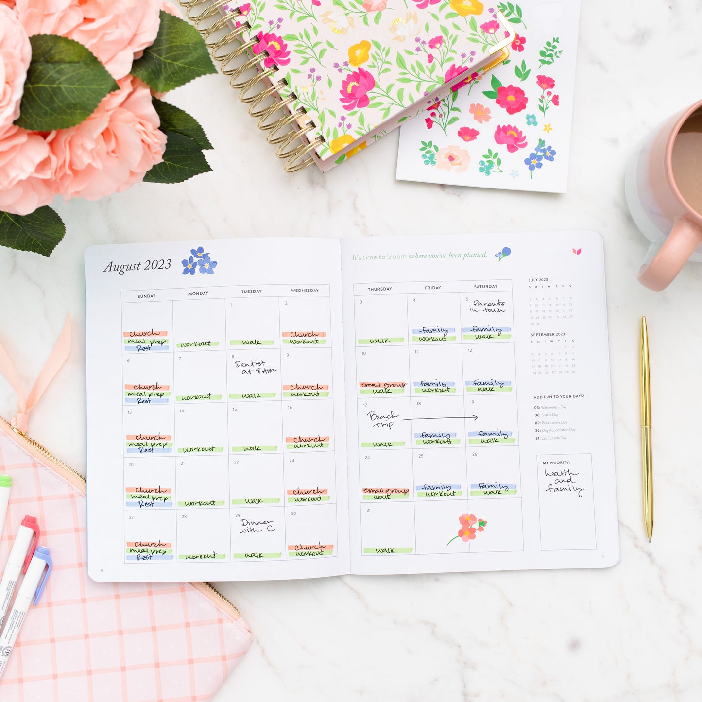 2023-2024 Academic Monthly Planner