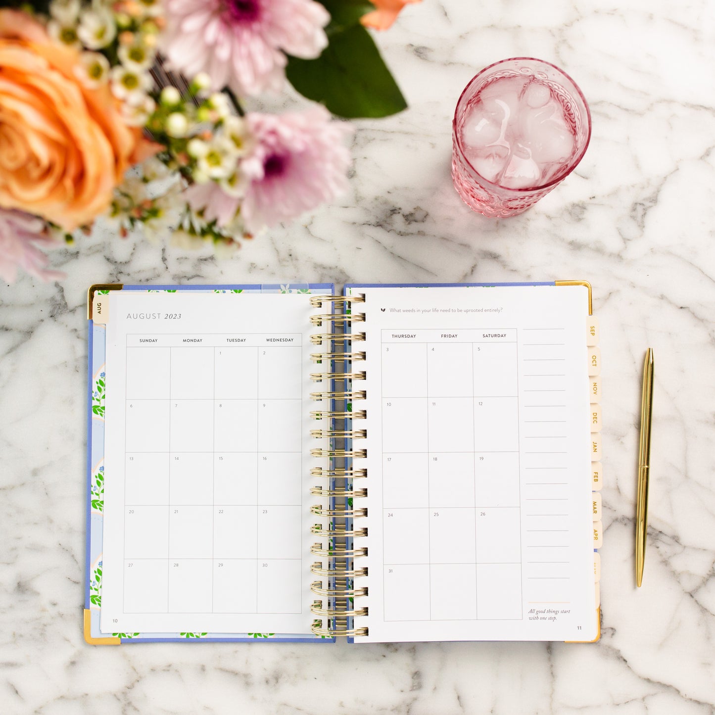 2023 - 2024 Academic Season by Season Daily Planner | Bluebird