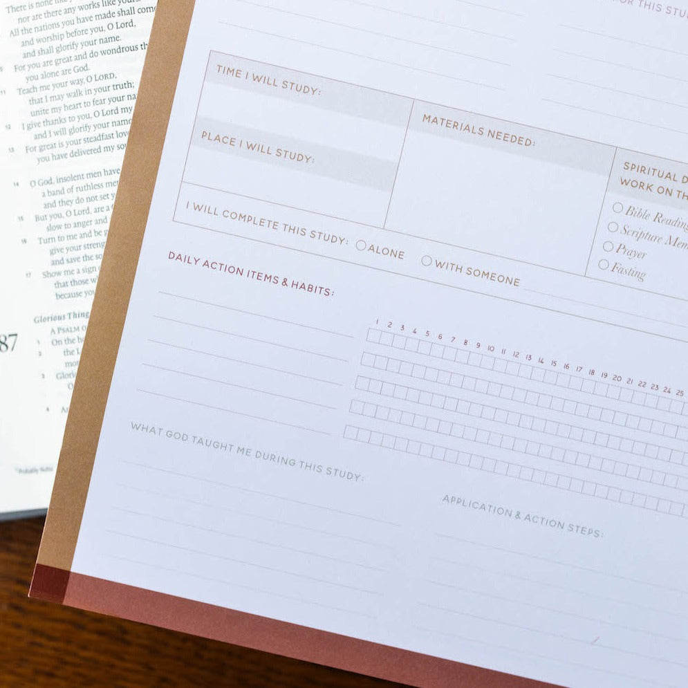 Bible Study Planner Pad | The Daily Grace CO.