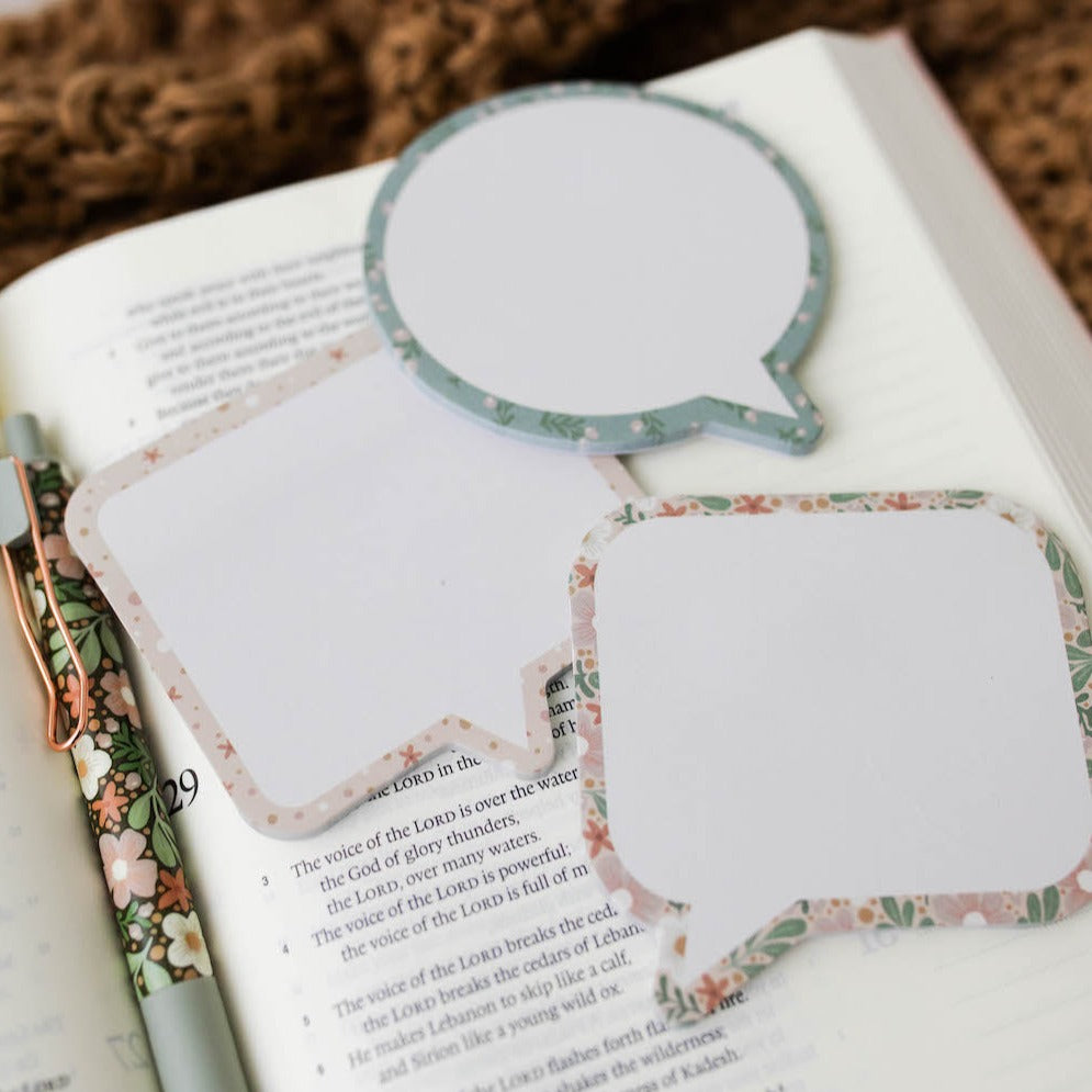 Callout Sticky Notes - Almond Blossom | The Daily Grace Co.
