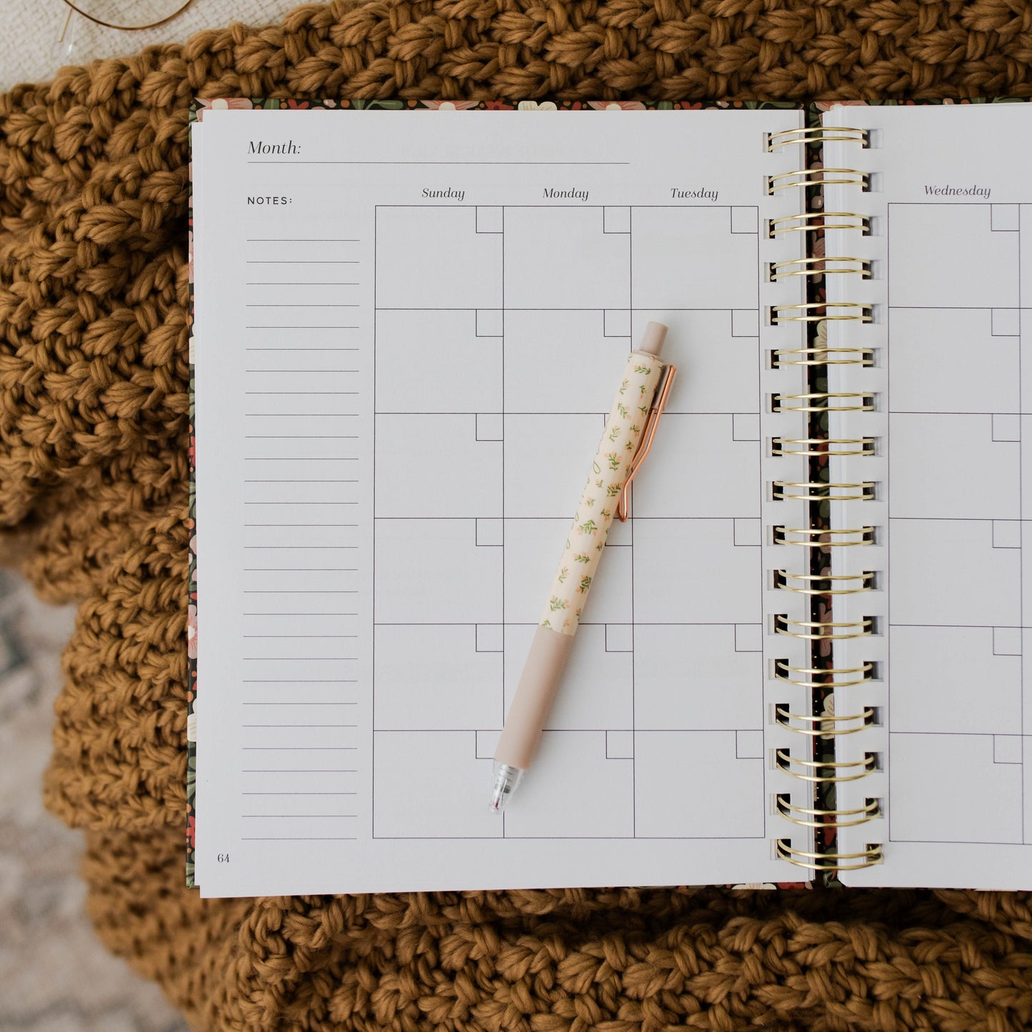 Daily Grace Planner - Almond Blossom Spiral | TDGC