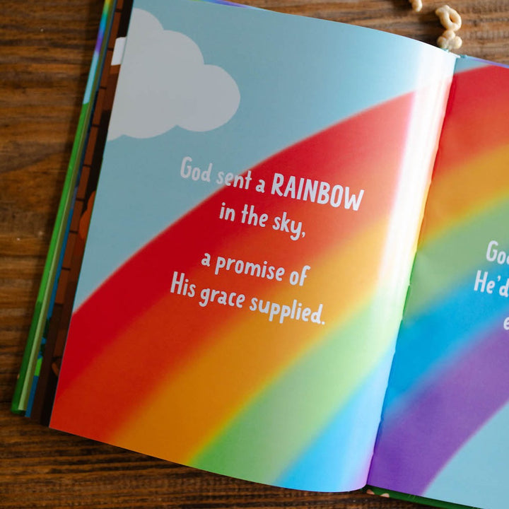 teach children how god sent the rainbow