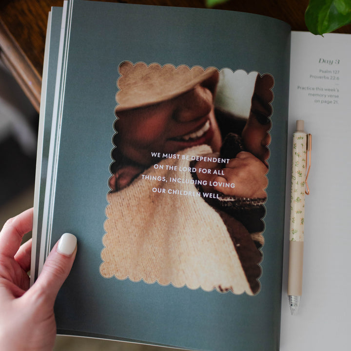 Women's Bible Study on Motherhood with beautiful designs
