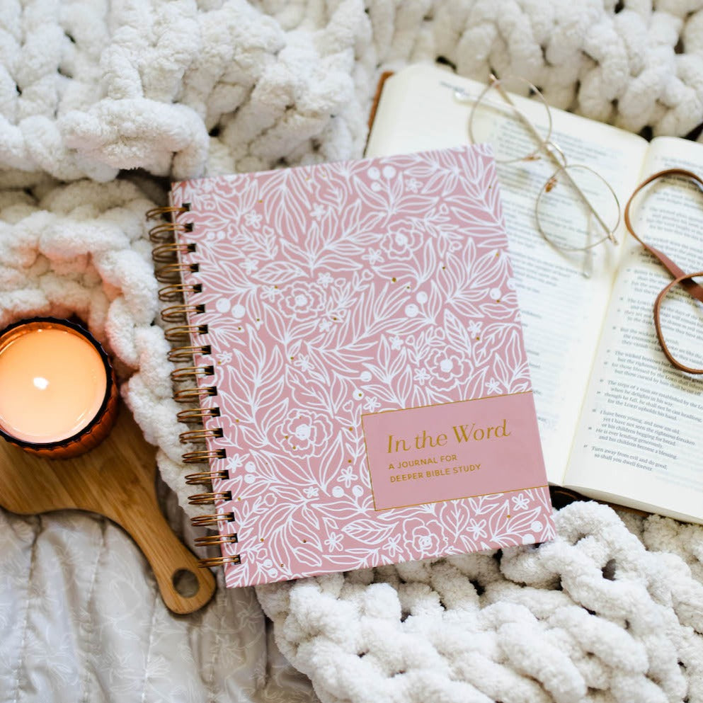 In the Word Journal - Pink Floral | TDGC – The Daily Grace Co.