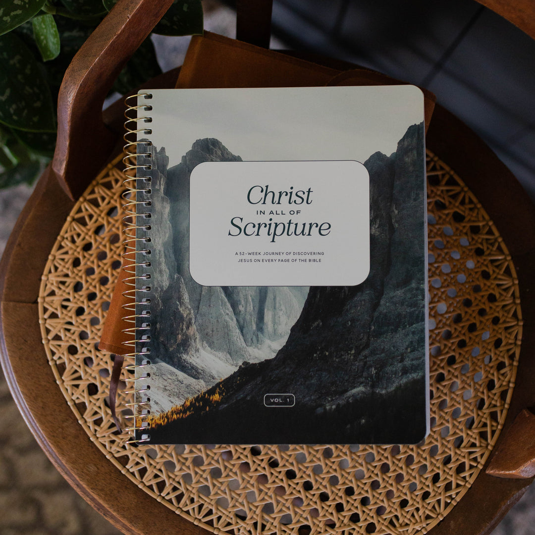 Men's Christian year long bible study on Christ in all of Scripture Volume 1