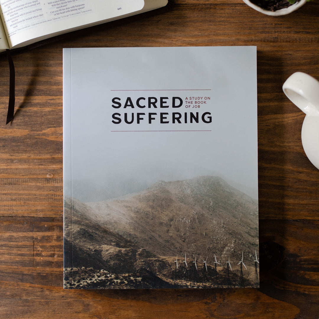 Sacred Suffering Men front cover design - Job study