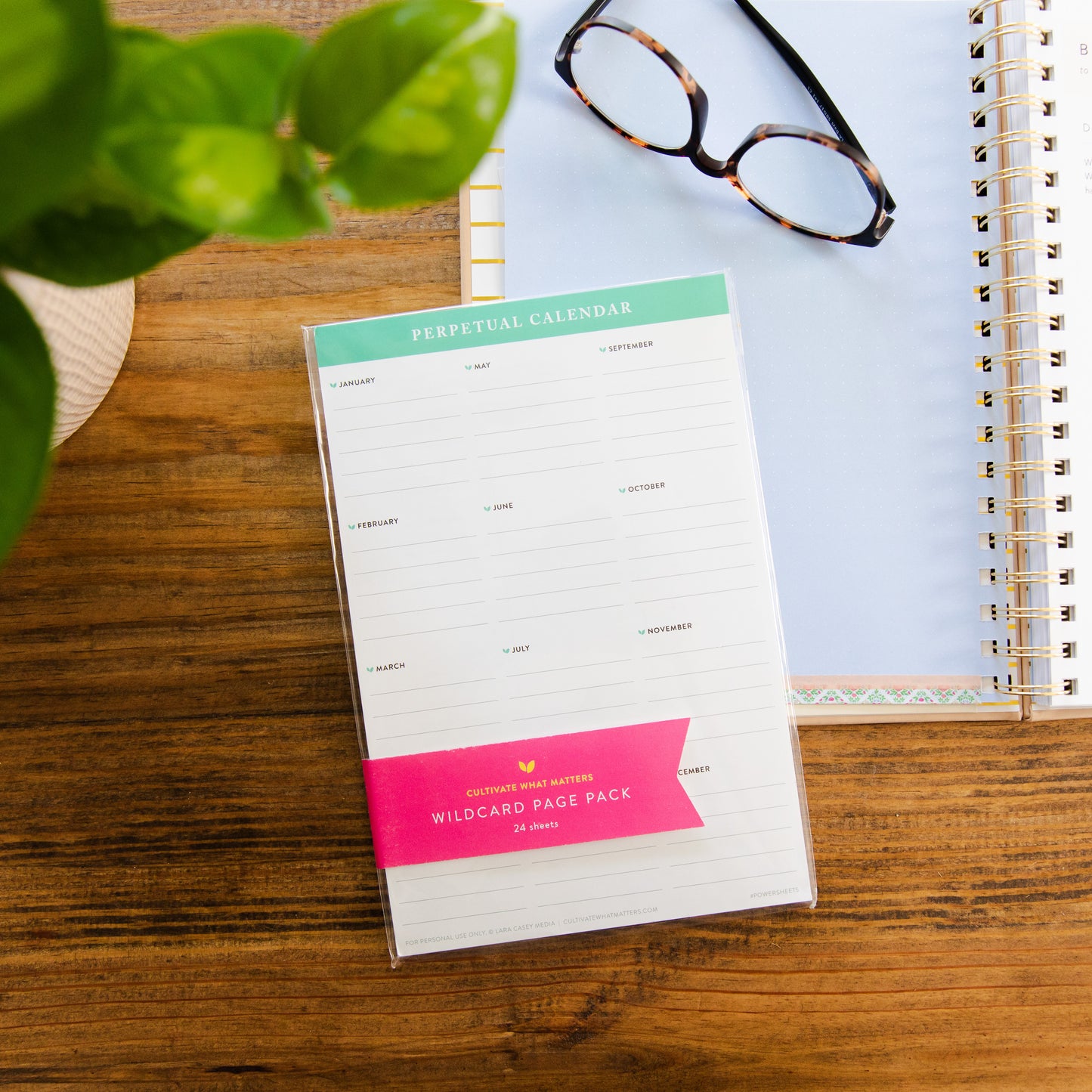 Wildcard Page Pack | Monthly Calendars