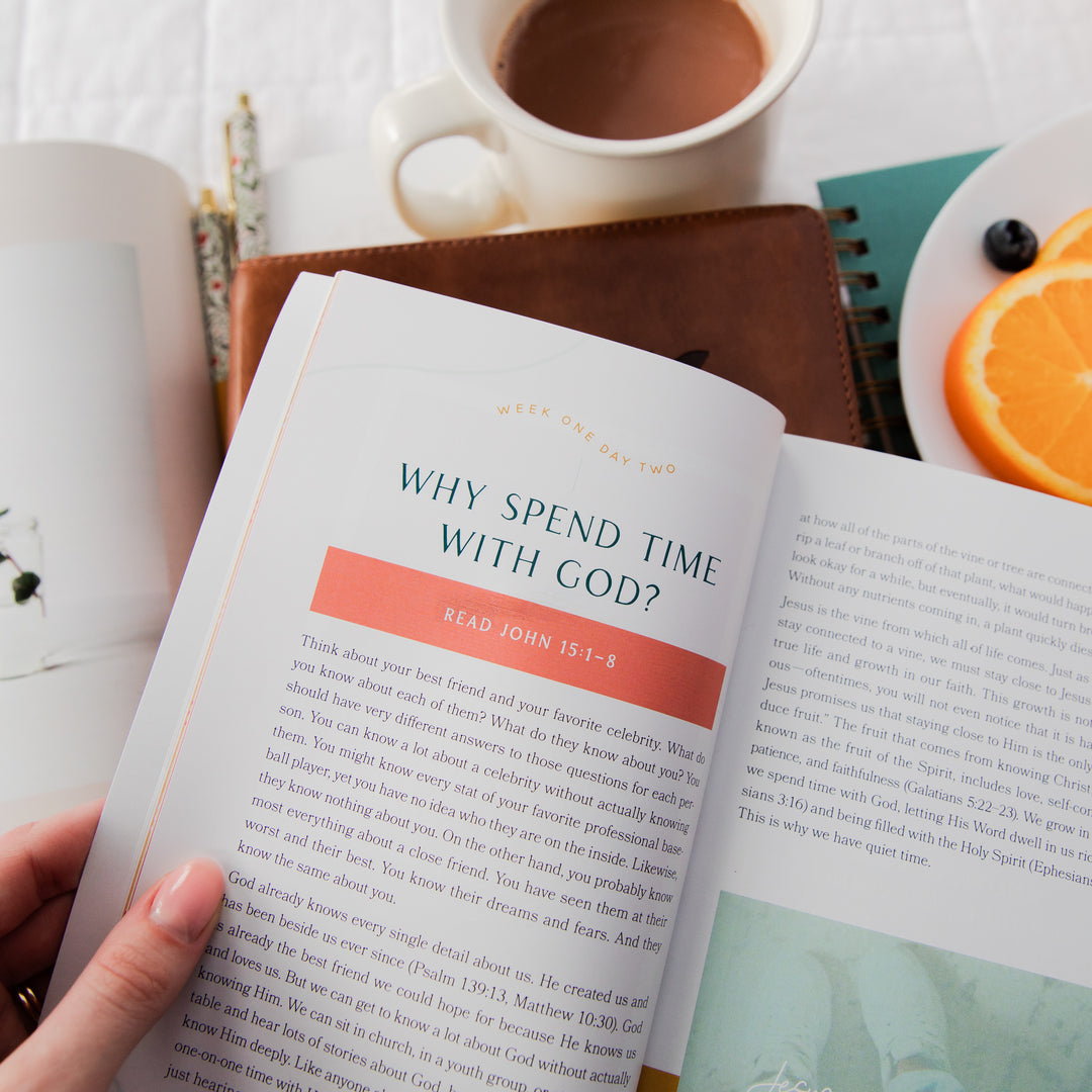 teen girl bible study on spending time with god