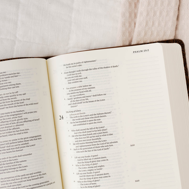 esv journaling bible with wide margins