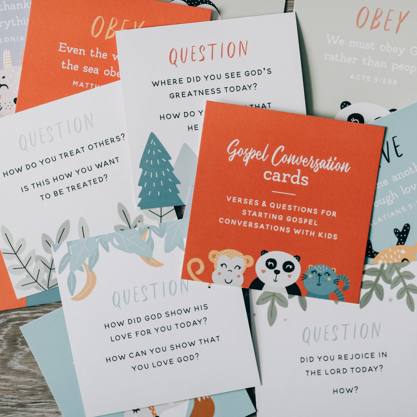 Gospel Conversations for Kids Card Set