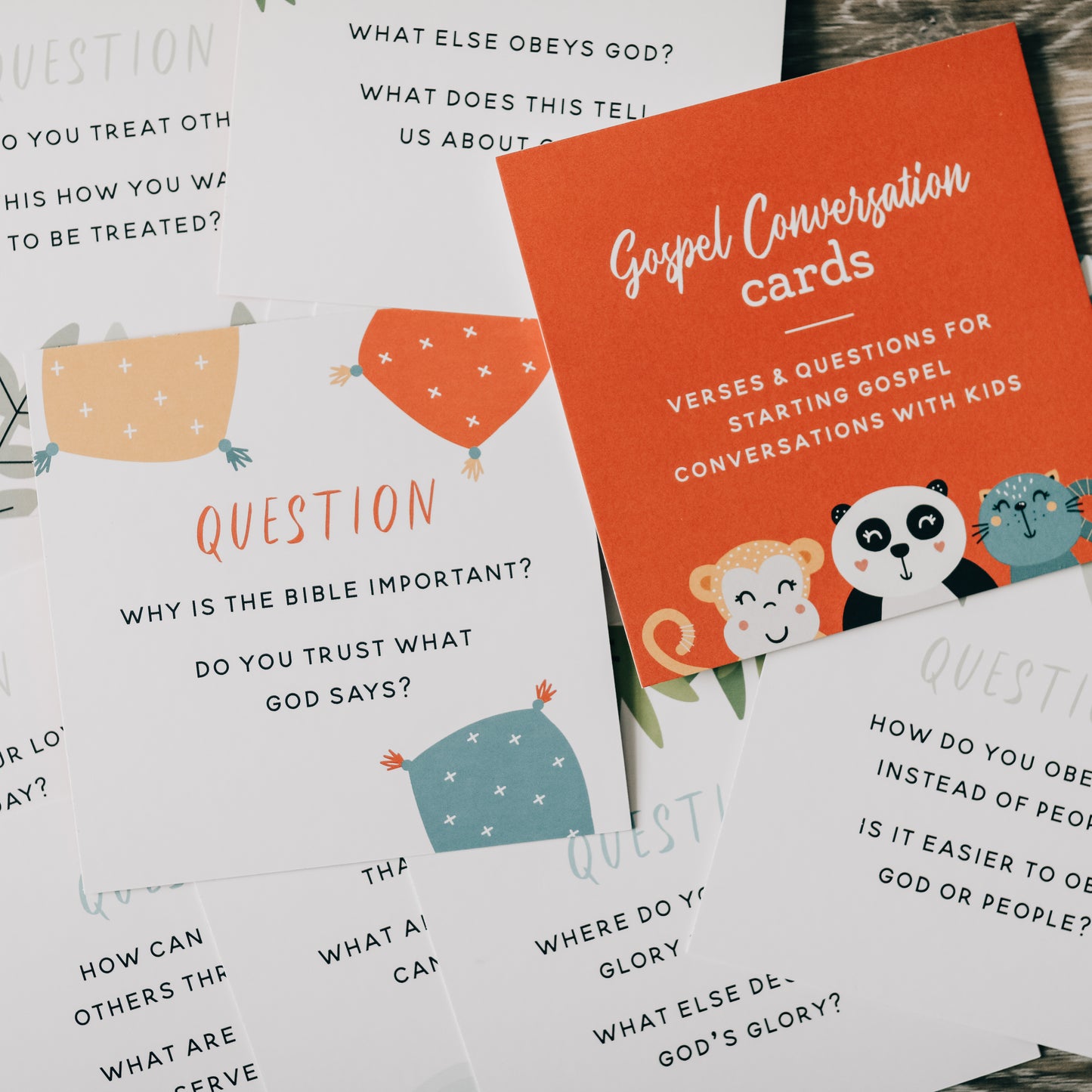 Gospel Conversations for Kids Card Set