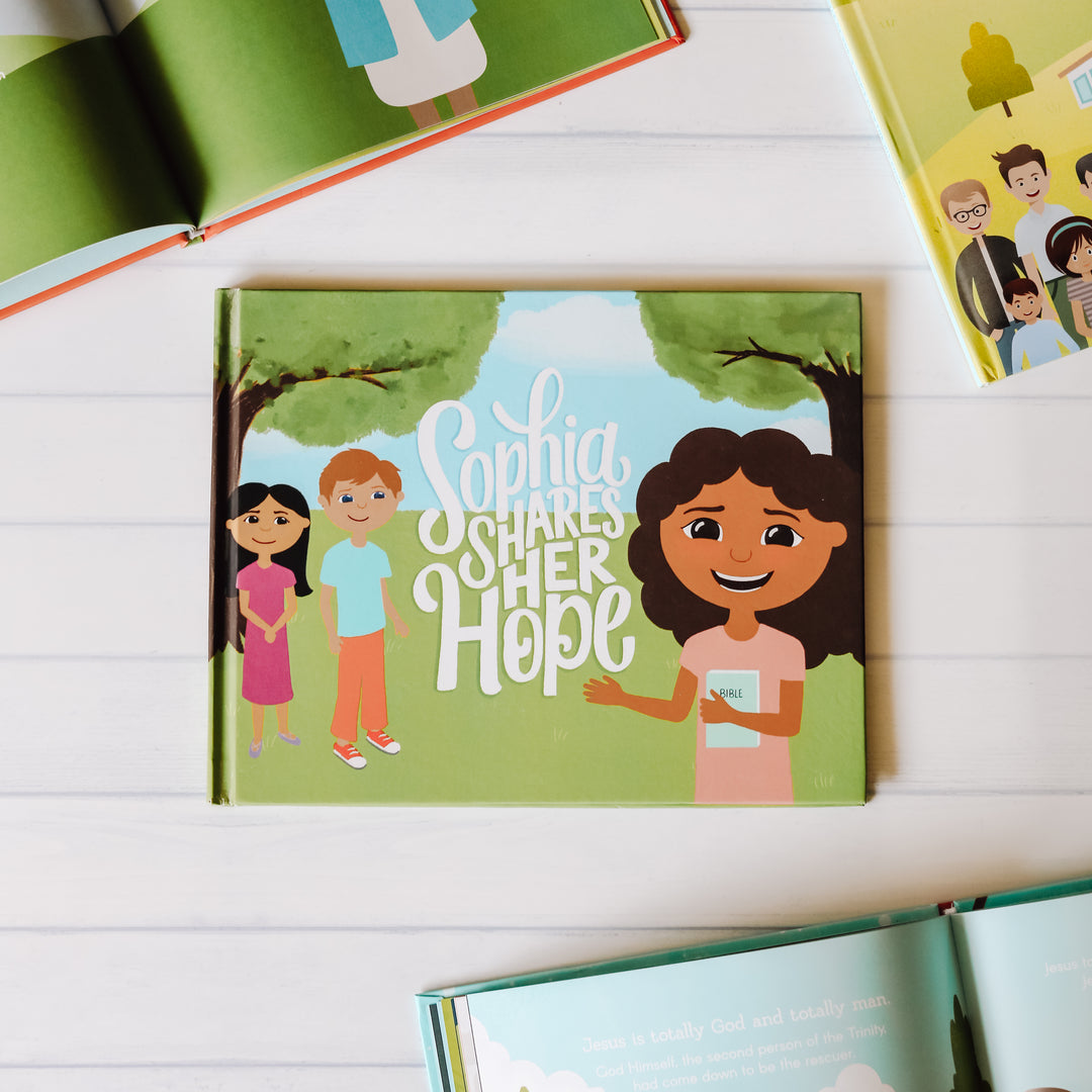 Sophia Shares her Hope - Christian children's book cover photo