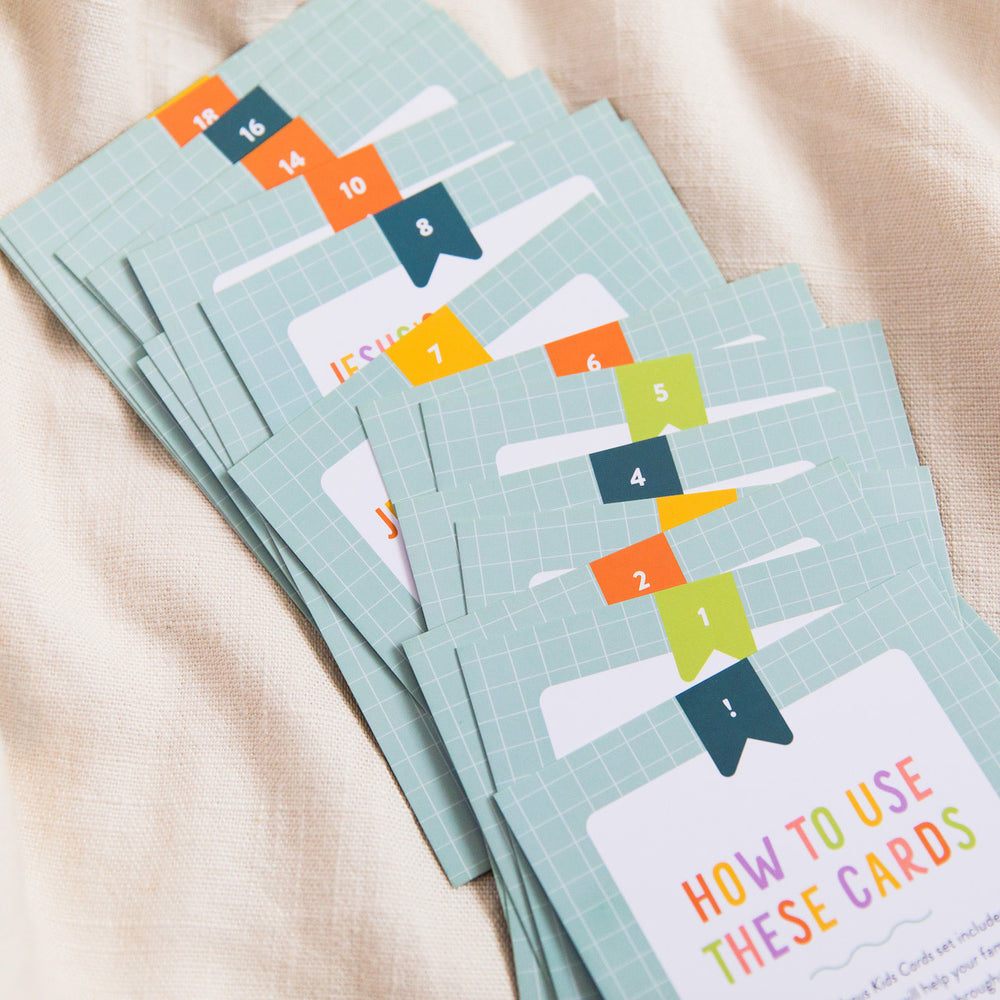 Life of Jesus Card Set card numbers.
