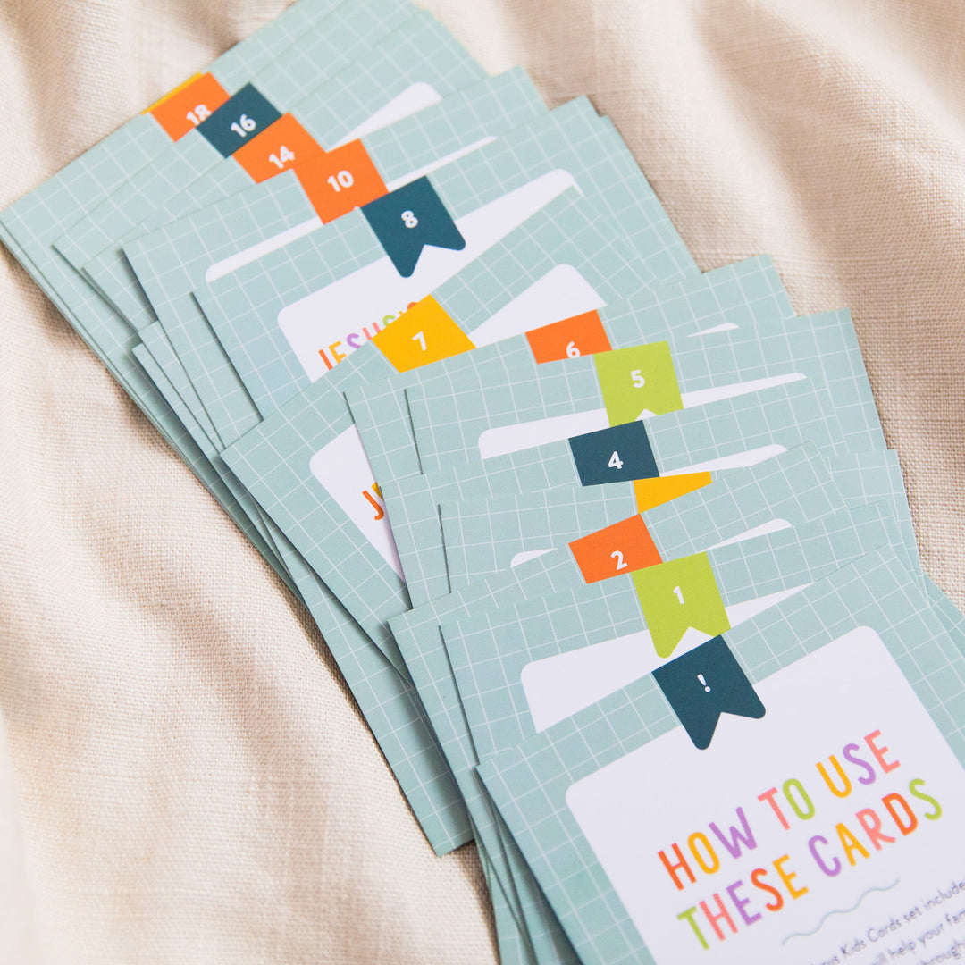 Life of Jesus Card Set card numbers.
