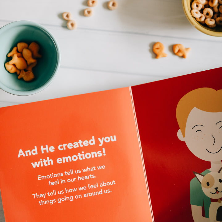 Inside display of board book for children