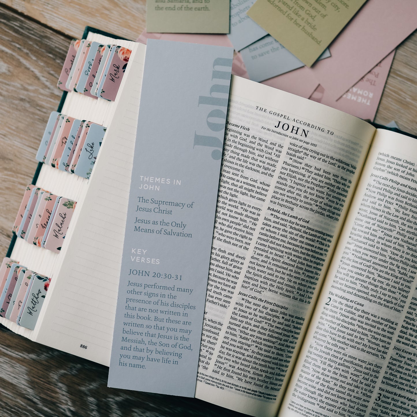 New Testament Books of the Bible Bookmark Set
