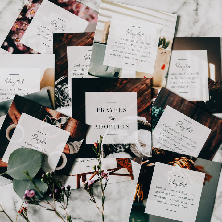 scripture cards for prayers for adoption