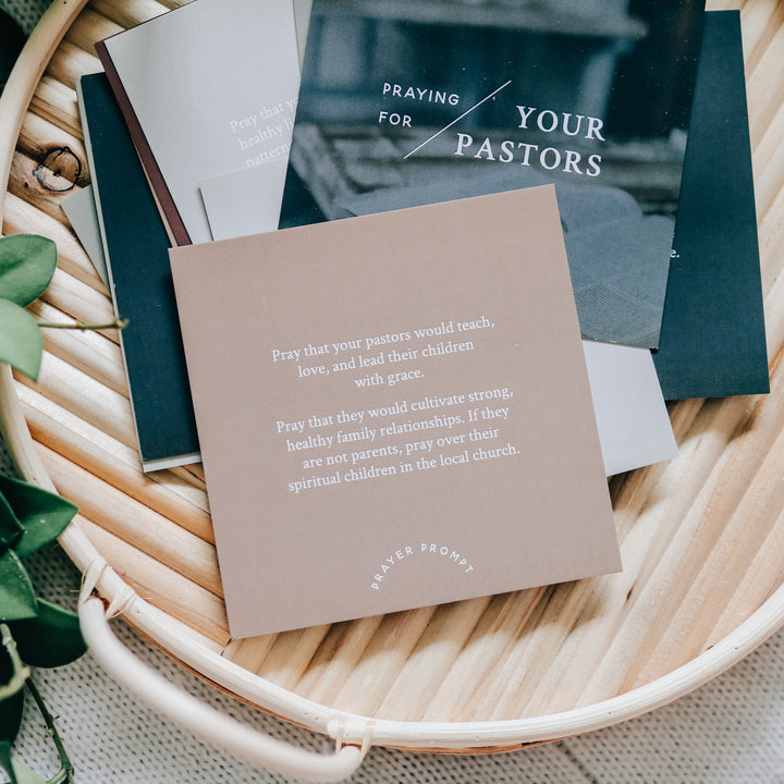 Cards set for praying for your pastor