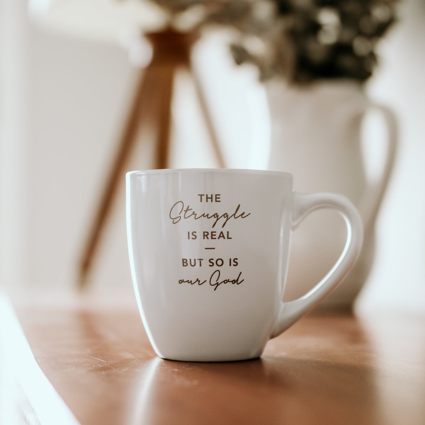 Our God Is Real Bistro Mug