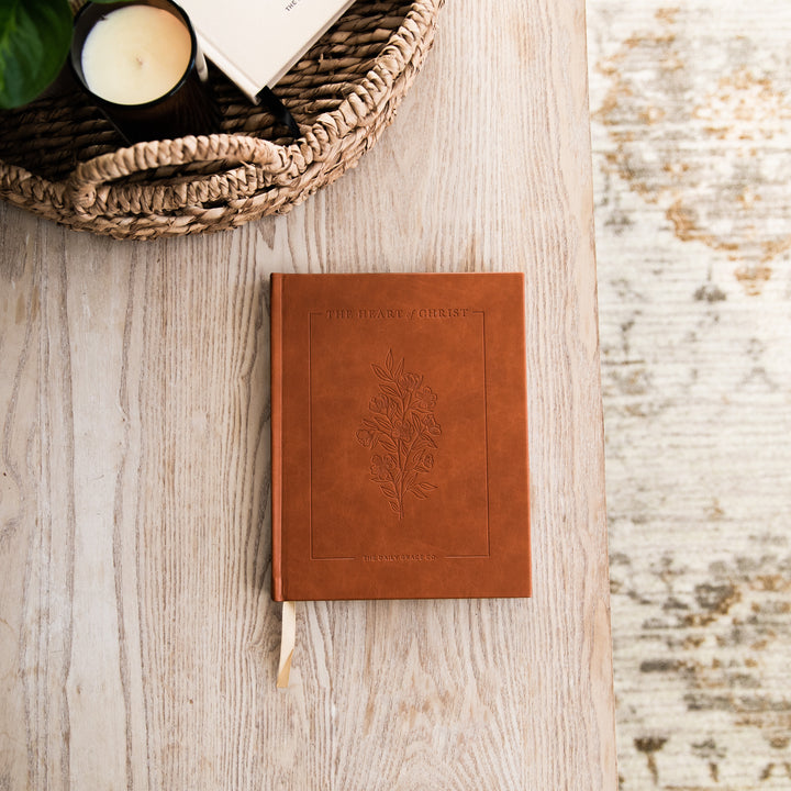 devotional on table showing cover