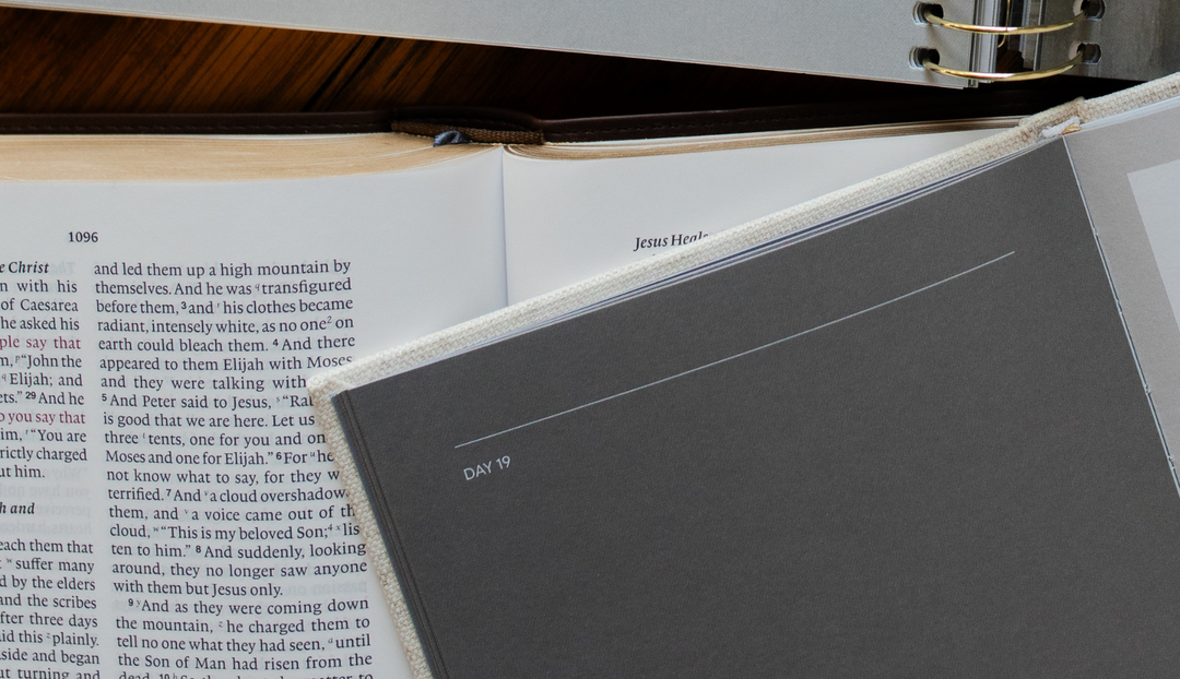 An open bible study on an open bible 