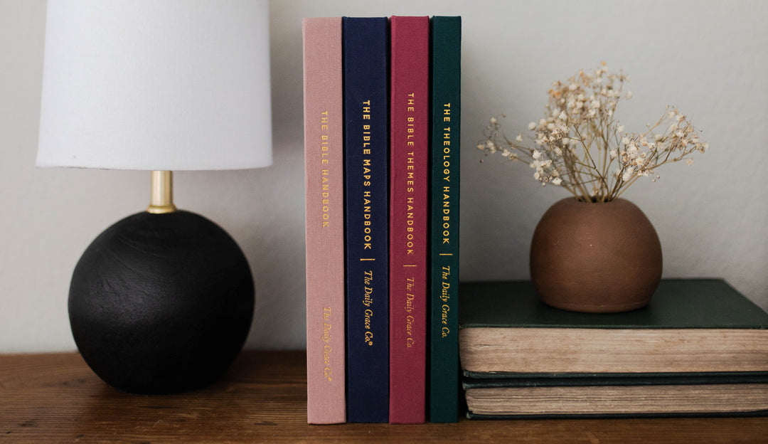 4 books on bookshelf