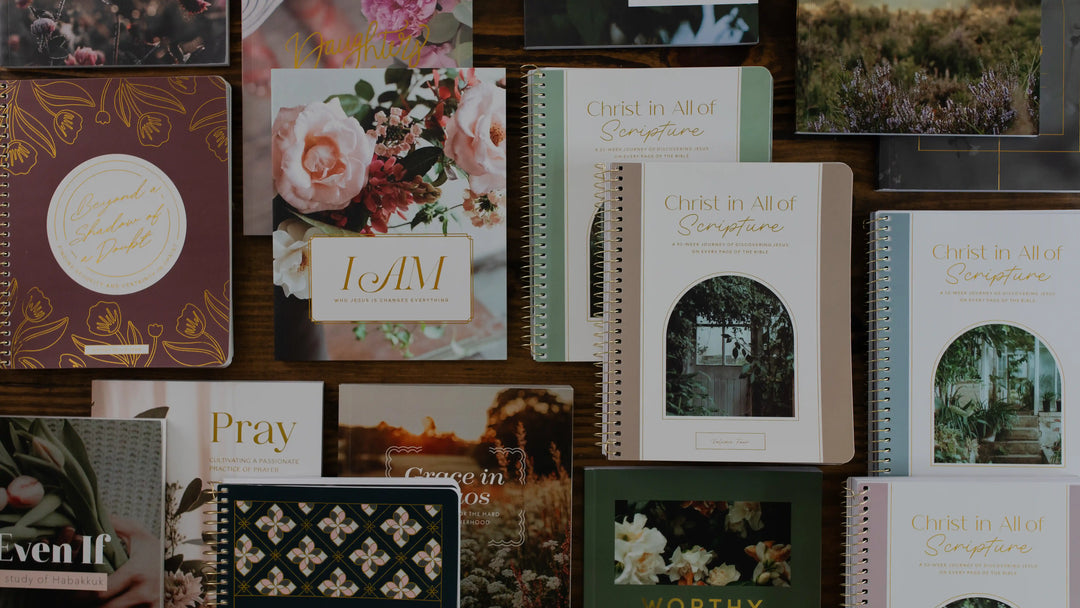 A Variety of Daily Grace Studies laid out 