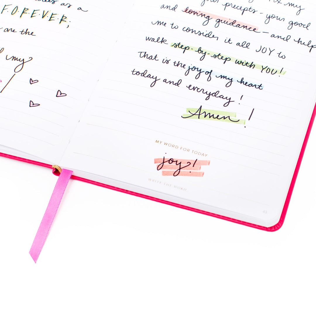 Write the Word - Life Goals - Cultivate What Matters - Fruit of the Spirit - Grow a Flourishing Faith Journal - Quiet Time - Word of the Day - Write Scripture - Verse of the Day - Faith