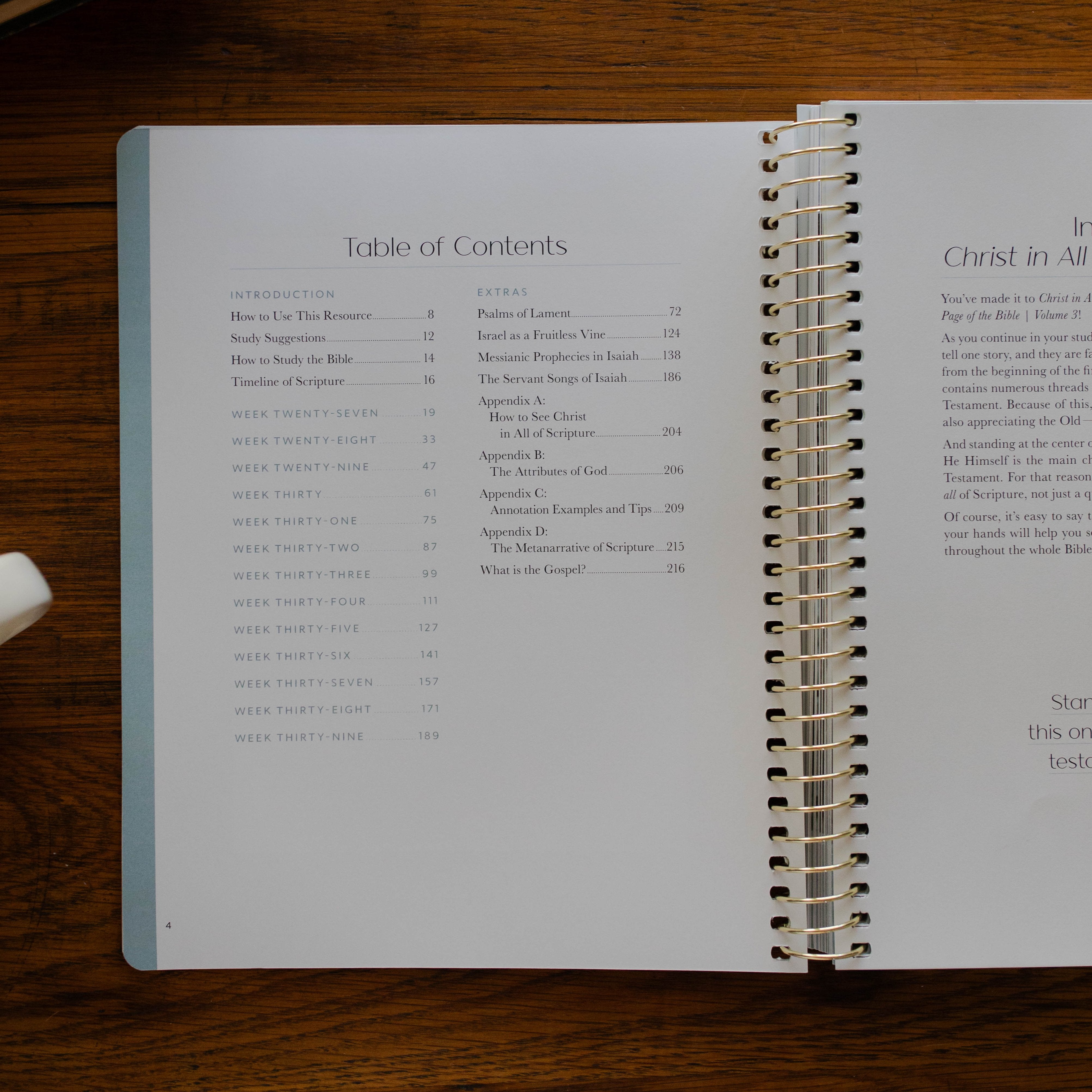 table of contents for christian bible study christ in all of scripture volume 3