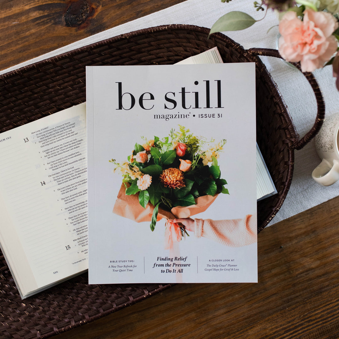 Be Still Magazine Christian magazine with bible