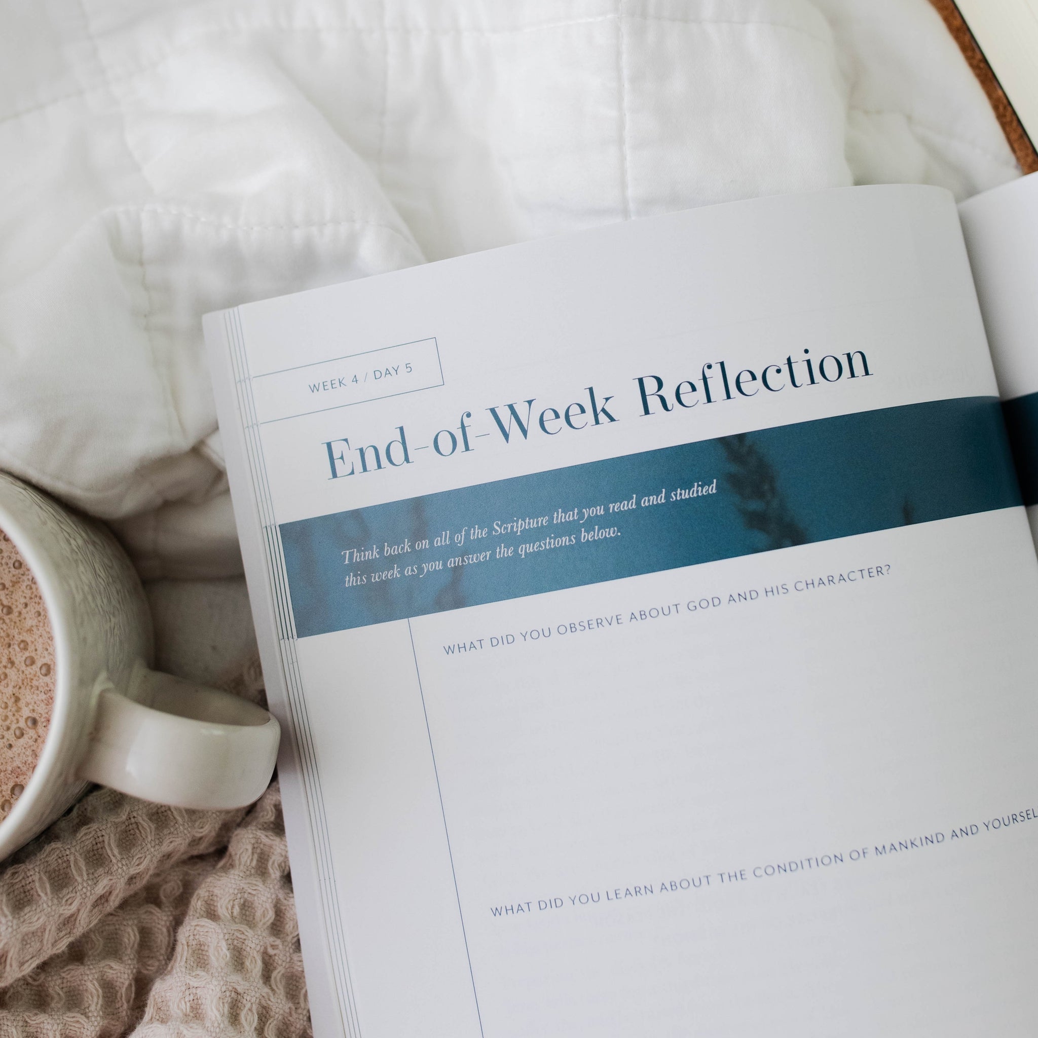end of week reflection in women's bible study