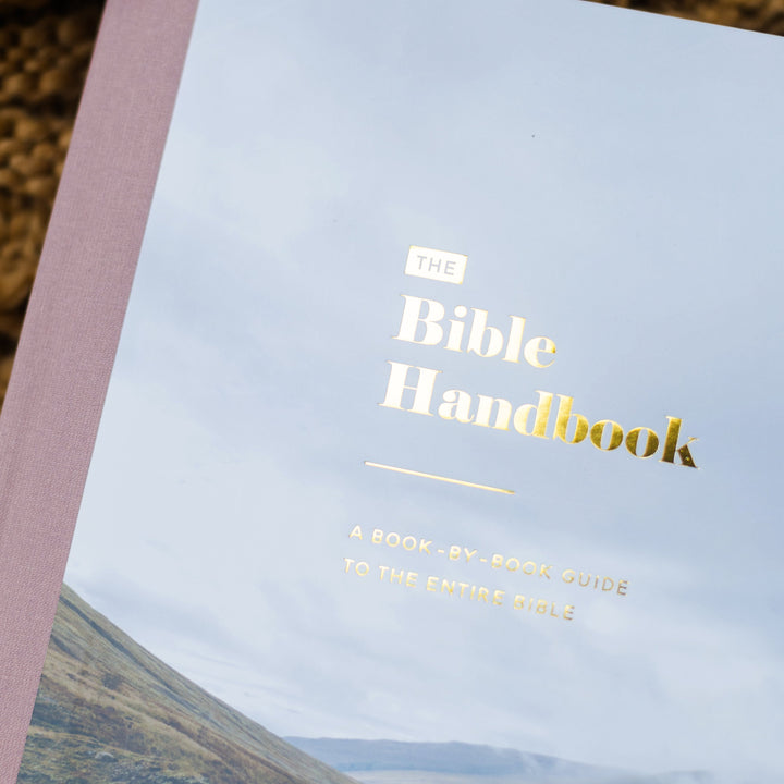 up close of Handbook cover and details