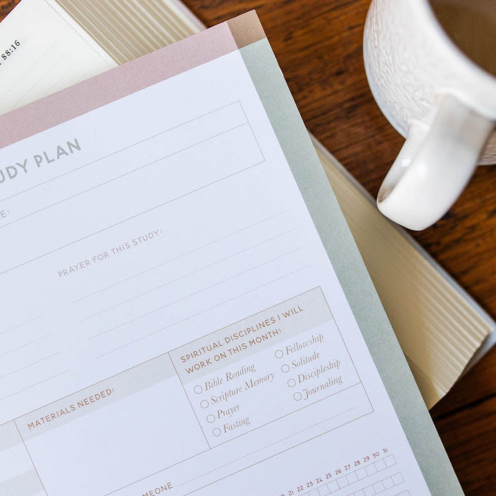 Bible Study Planner Pad | The Daily Grace CO.