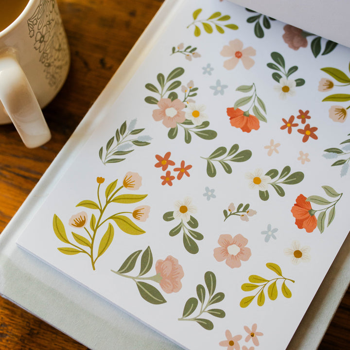 floral bible journaling stickers