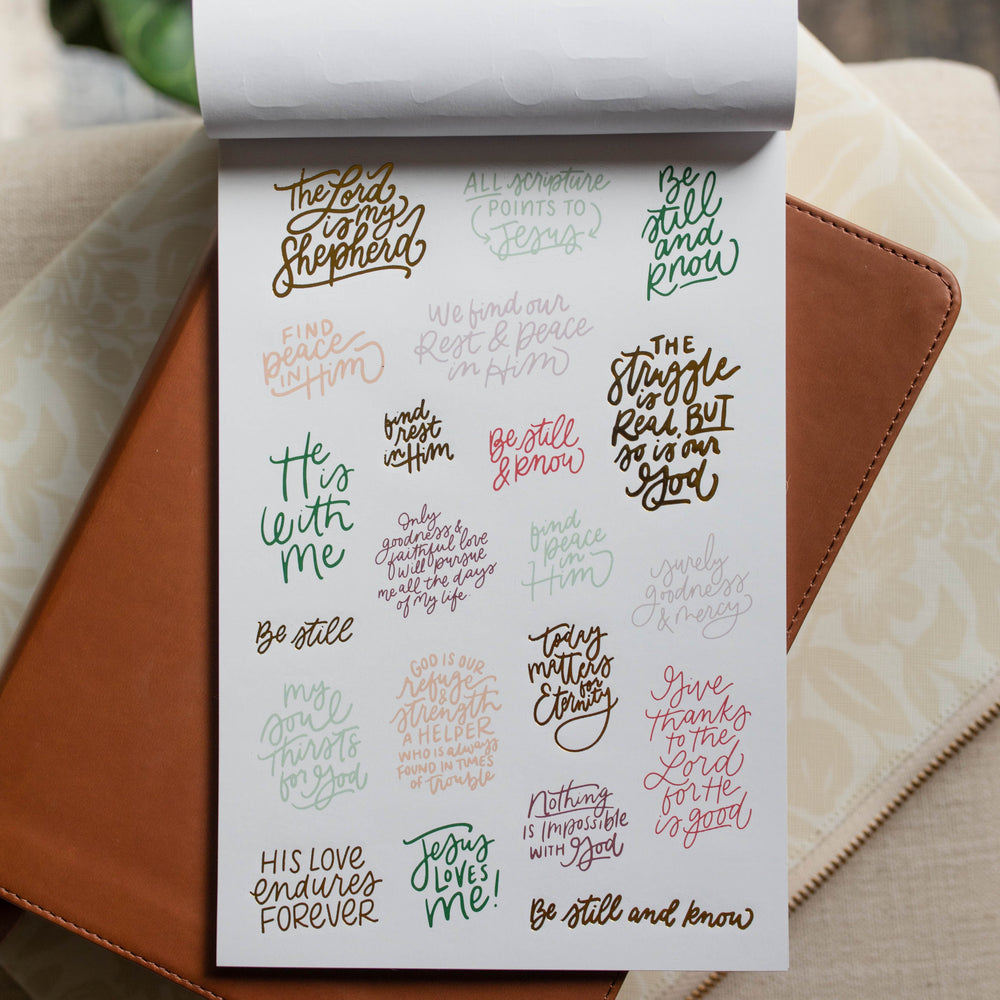 bible study quote stickers