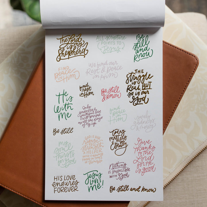 bible study quote stickers