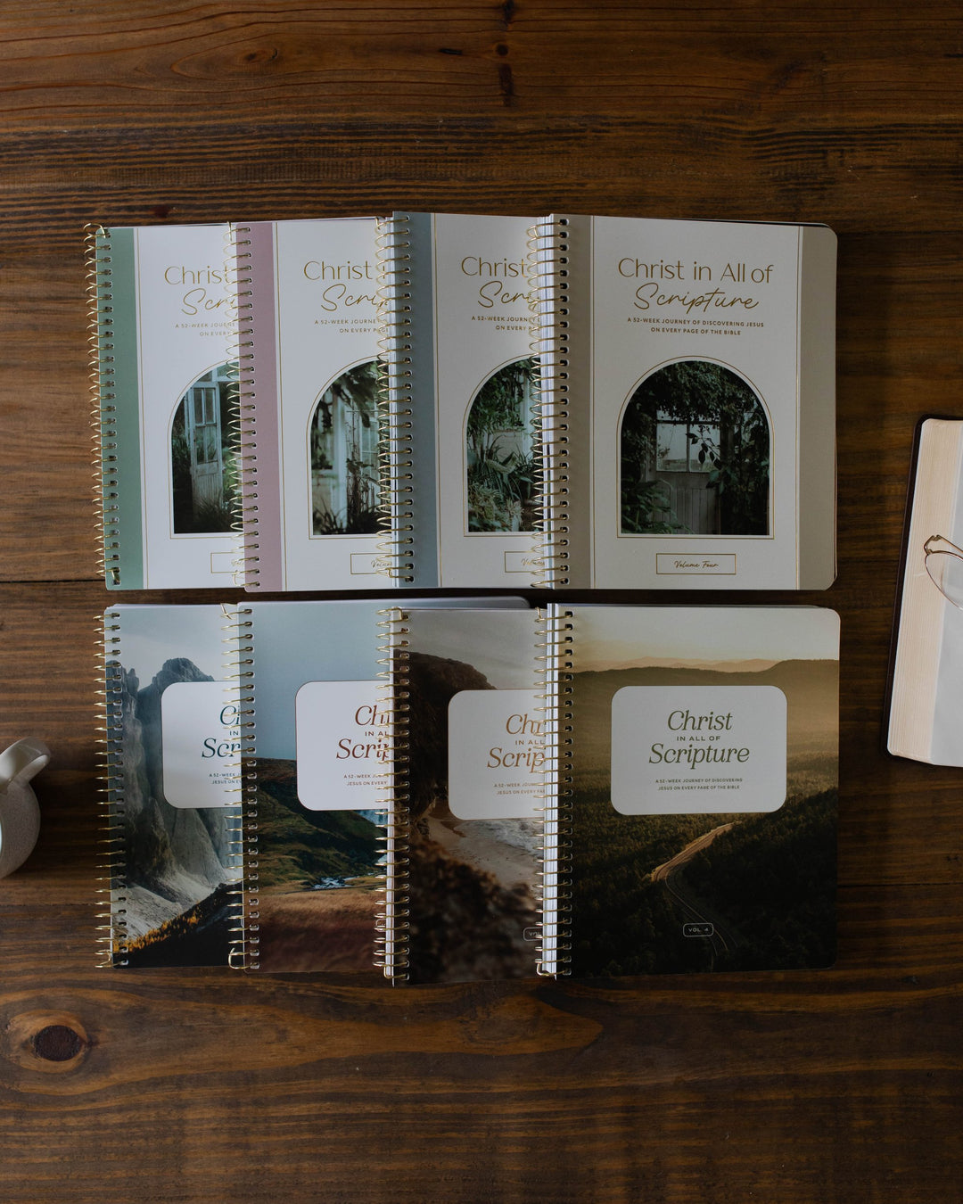 Christ in All of Scripture bundle with 4 volume sets for men and women