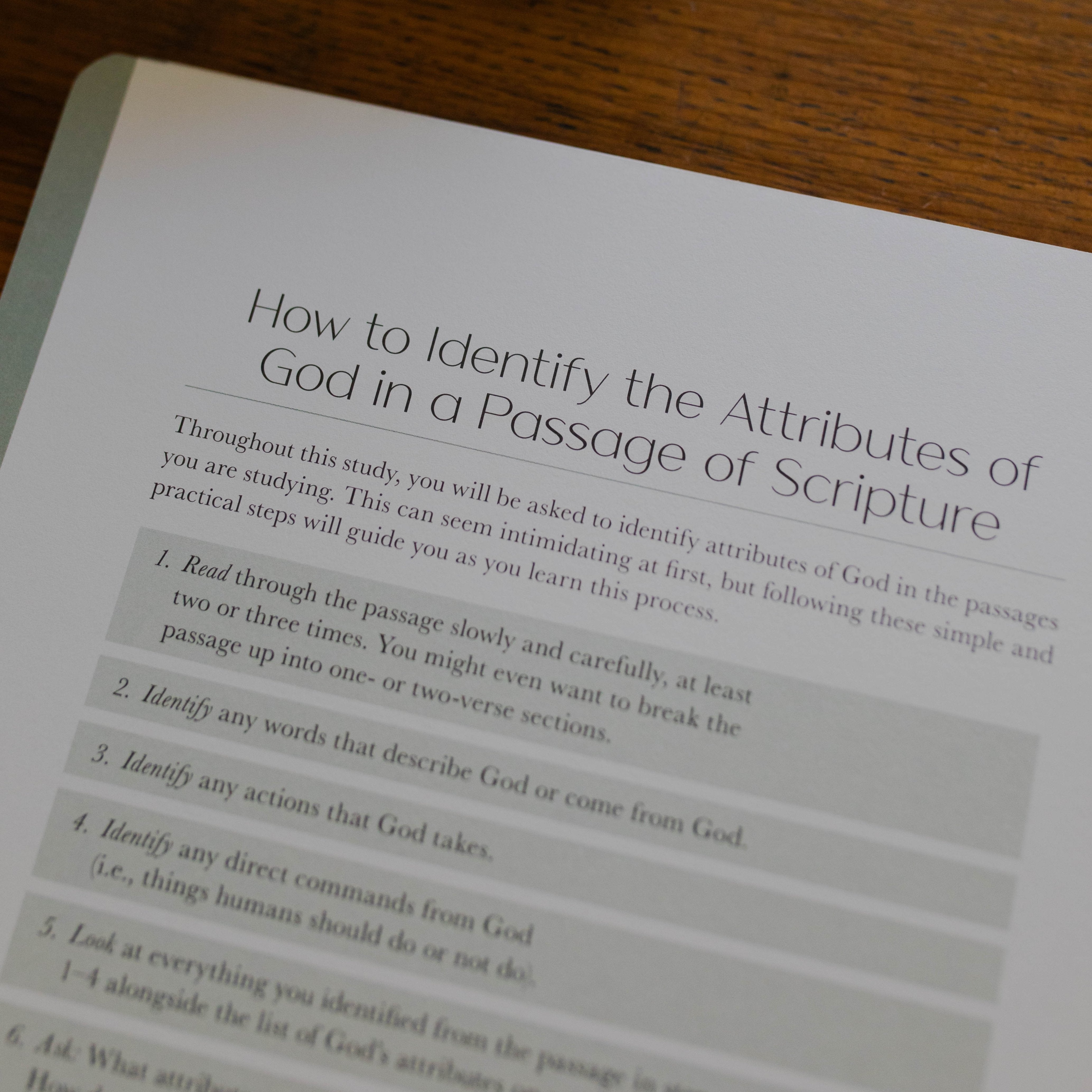 attributes of God in Christ in all of Scripture bible study for women