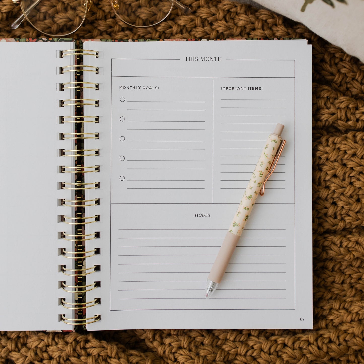 Daily Grace Planner - Almond Blossom Spiral | TDGC