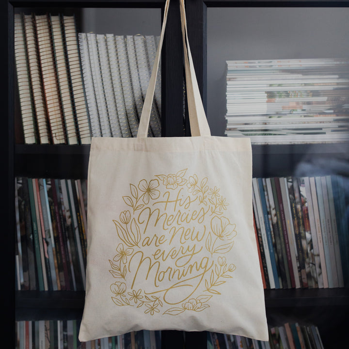 His Mercies Are New Tote