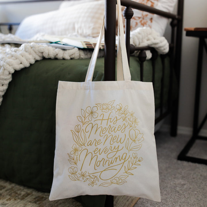 His Mercies Are New Tote