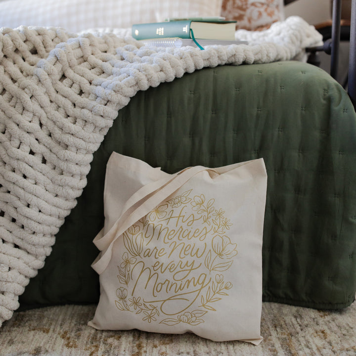 His Mercies Are New Tote