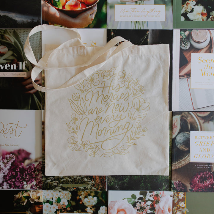 His Mercies Are New Tote