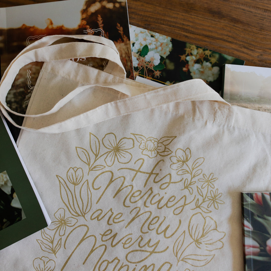 His Mercies Are New Tote