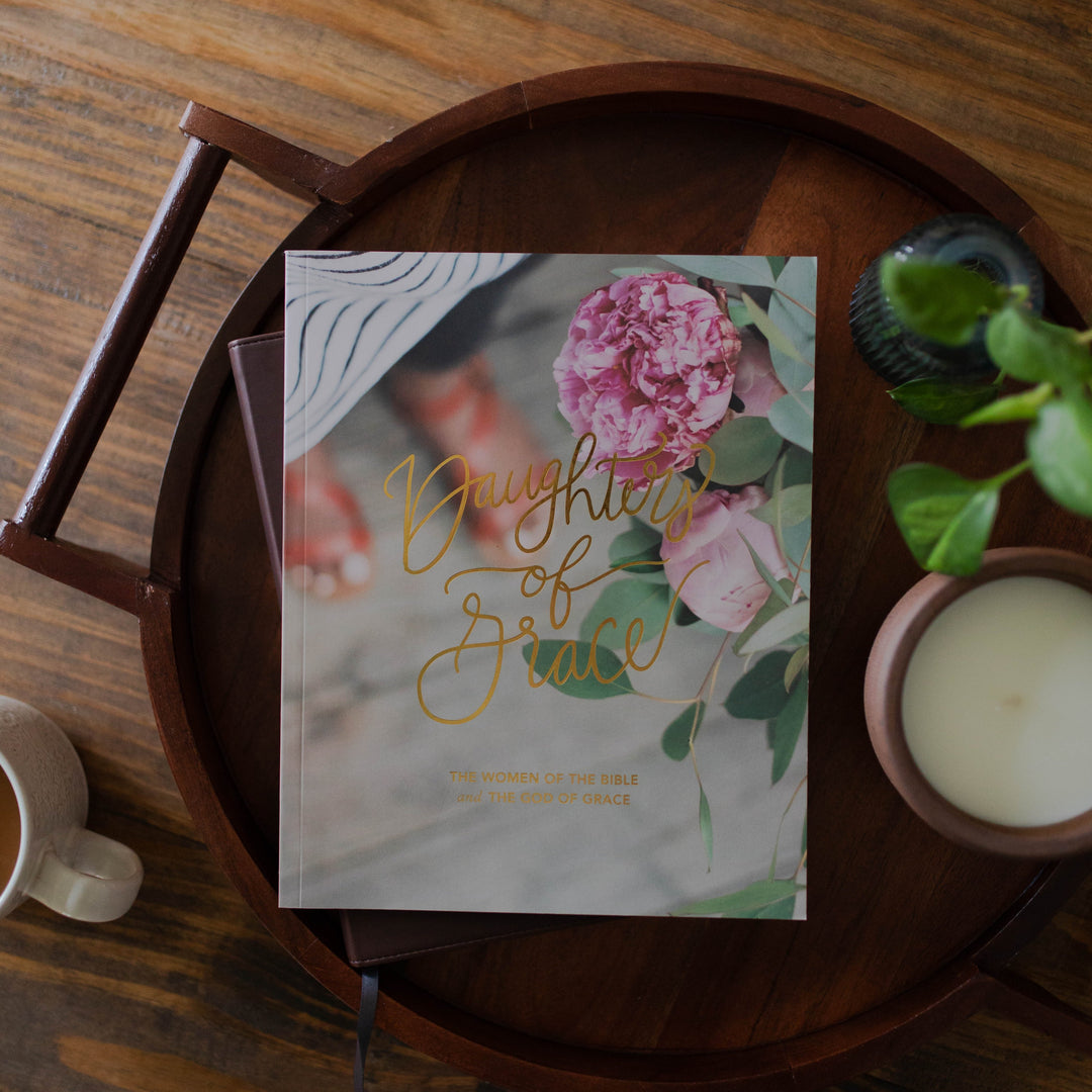 Daughters of Grace Women's Christian Bible study on table 