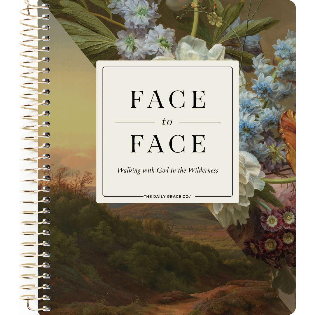 Face to Face Mockup of a spiral with a floral design