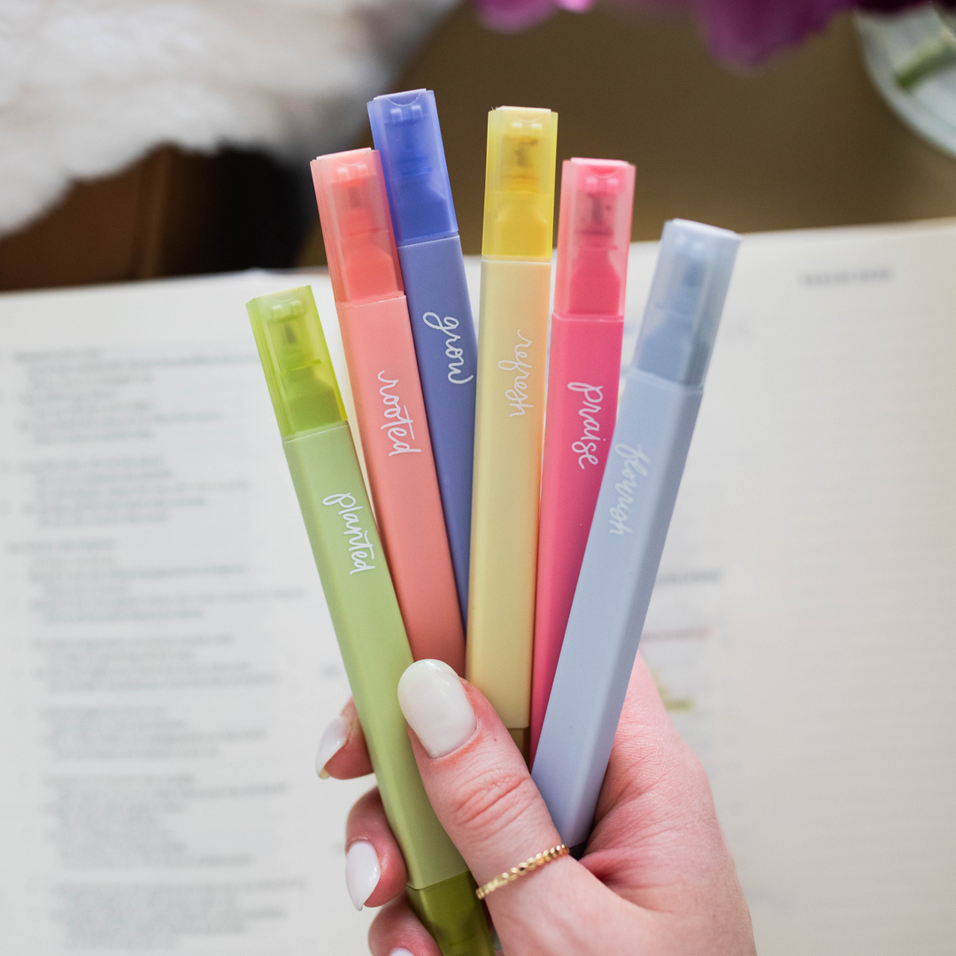 Bible Highlighters for women for studying the Bible