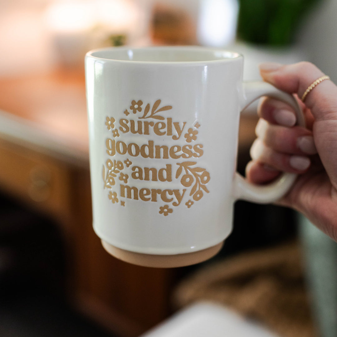 Encouraging Mug displaying floral design for women