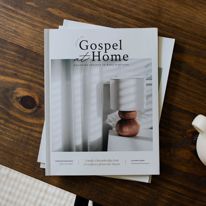 Gospel at Home Magazine Issue 5 on table