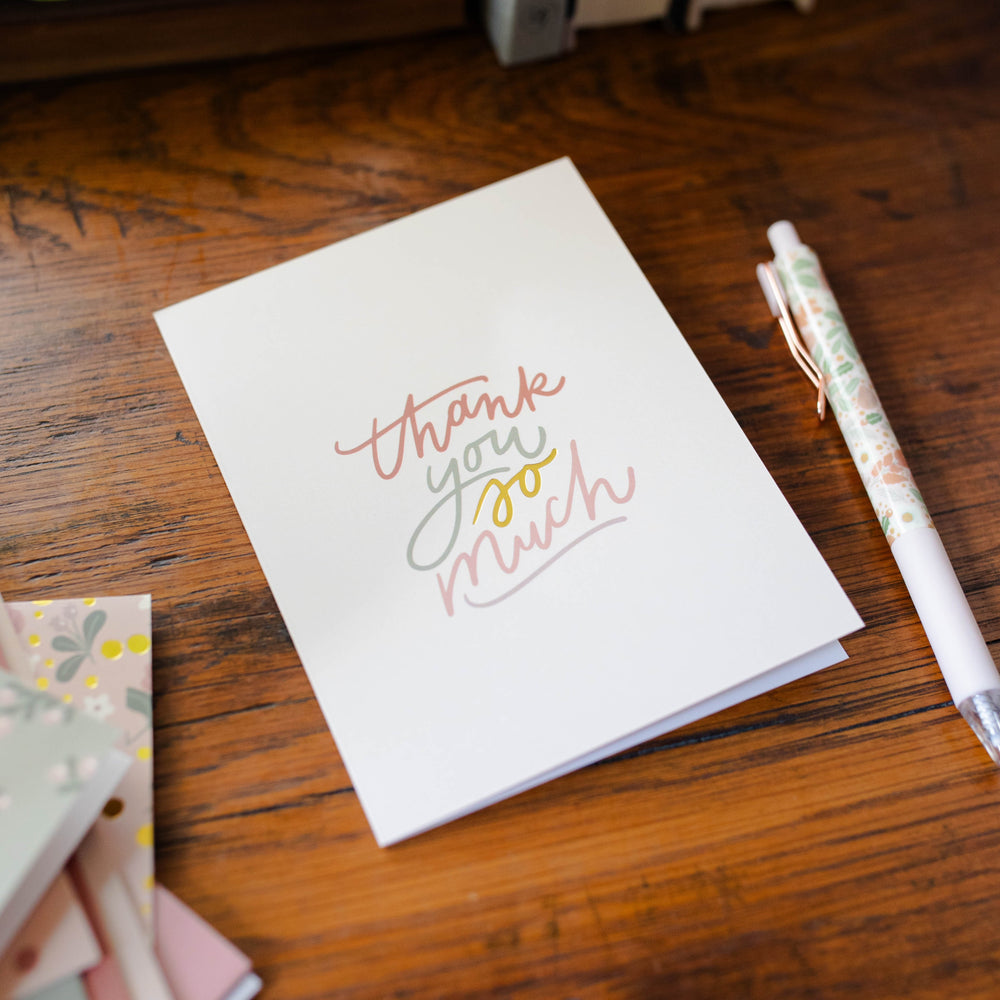 Classic Thank you card for Christian women